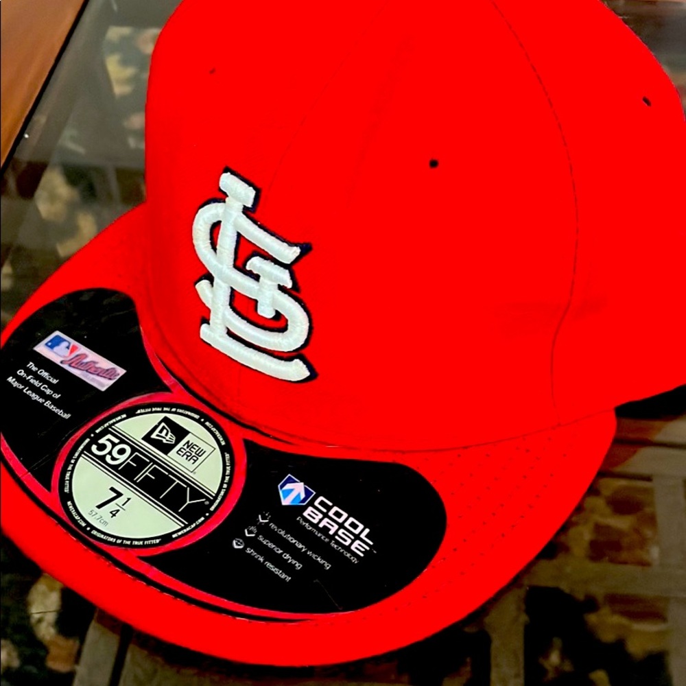 New era St. Louis Cardinals baseball cap in cardinal red